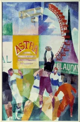 Cardiffs lag. Målning av Robert Delaunay (1885 - 1941)