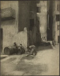 Gatuhörn i Menton