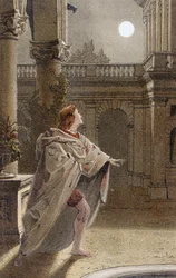 "Men, mjuk! Vilket ljus genom fönstret där borta bryter Det är öster, och Juliet är solen!