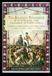 Omslag till "The Atlantic Telegraph" av William Howard Russell, utgiven 1866 (färglitografi) (se även 192777-791)