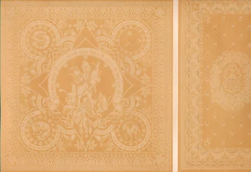 Damask Linen av Mr C. Faber, Stuttgart och Mrs. Burre Bros. Dumferline, 1863