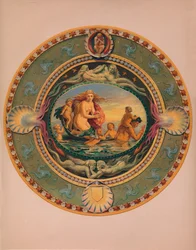 Platån i Majolica Ware, 1863.