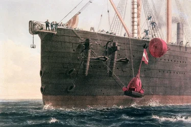 Utläggningen av den transatlantiska telegrafkabeln, 8 augusti 1866