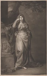 Mrs. Yates som "Melancholy" i "Il Penseroso"