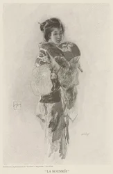 La Mousmee, illustration från 
