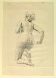 Ritning, figurstudie