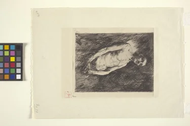 Figur av en man (bläck)