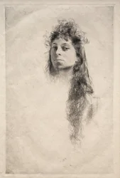 Head of a Girl, 1800-tal.