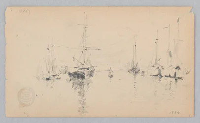 Utsikt över en hamn