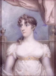 Mrs Robert Fulton, ca 1810-15 (akvarell på elfenben)