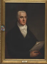 Porträtt av Joel Barlow (olja på duk)