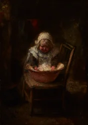 Wash Day (olja på duk)