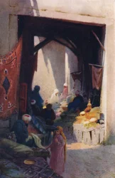 En basar, c1880, 1904