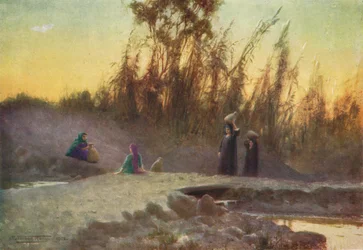Vid brunnen, c1880, 1904