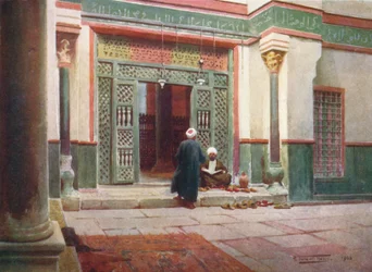 Grill i Sultan Kelauns moské, c1880, 1904