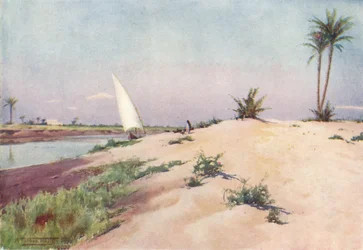 På Ismailiakanalen, nära Tel-El-Kebir, c1880, 1904