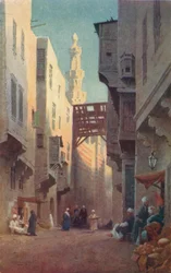 Sharia Bab-El-Wazir, Kairo, c1880, 1904