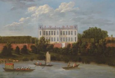 Utsikt över Syon House från Themsen