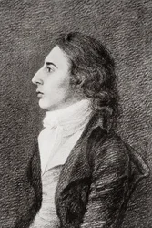 Robert Southey (1774-1843) från "The Life of Charles Lamb, Volume I" av E.V. Lucas, publicerad 1905