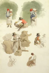 Bondens barn (penna och wc på papper)