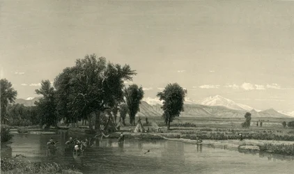 "Klippiga bergen", 1874.