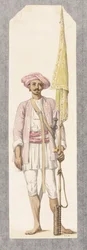 Rocket Man of Tipoo Sultan (1750-99), c.1793-4 (wc på papper)