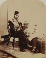 Lockart, 31:a fotregementet (Huntingdonshire), 1856 (sepiafoto)
