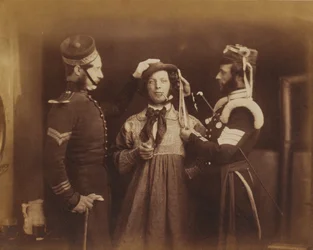 Rekryten, 1856 (sepiafoto)