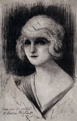 Porträtt av Andree Brabant (teckning)