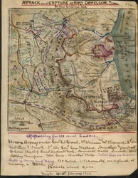 Anfall och erövring av Fort Donelson, Tenn. av general U.S. Grant U.S.A. LOC gvhs01.vhs00078