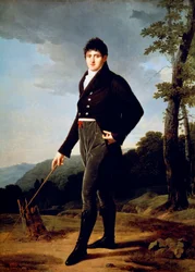 Porträtt av greve Andrei Bezborodko, 1804.