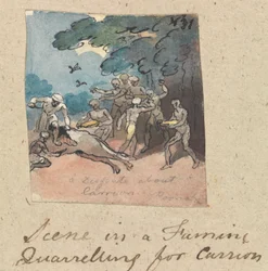 Scene in a Famine: Bråk om Carrion