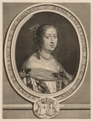 Anne av Österrike, Frankrikes drottning, 1660.
