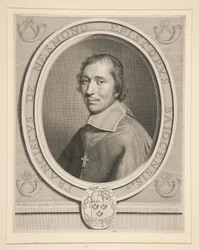 Porträtt av François-Théodore de Nesmond, president? Mortier au Parlement de Paris (huvuddomaren i Parisparlamentet)