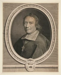 Porträtt av Jean de Maupeou, biskop och greve av Chalons-sur-Saone