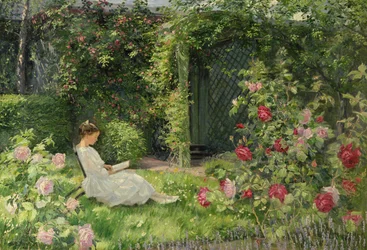 I rosenträdgården