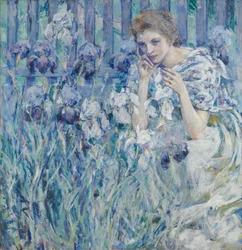 Fleur-de-lis, ca 1895-1900