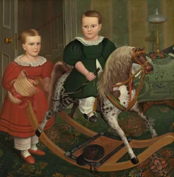 Hobbyhästen, ca. 1840.