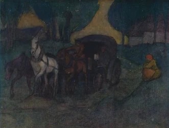 En landsväg i Polen, c1901, 1905