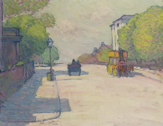 Adelaide Road i solljus, 1910