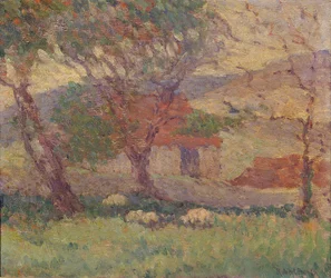 I Downs nära Lewes, 1906