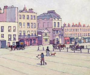 The Weigh House, Cumberland Market, ca 1914 (olja på duk)