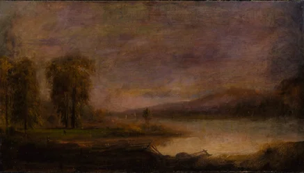 Landskap med sjö