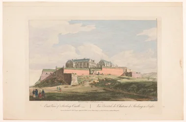 Vy över Stirling Castle Östlig utsikt över Sterling Castle (titel på objekt) Skottland (serietitel)