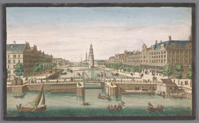 Vy över Oudeschans i Amsterdam sett från IJ En vy över Amsterdam tagen från den gamla vallen (titel på objekt) Holland (serietitel)