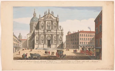 Utsikt över kyrkan Sant