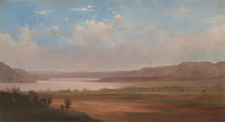 Utsikt över Lake Pepin, Minnesota, 1862