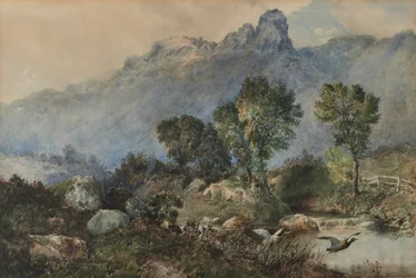 Landskap med gräsänder