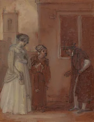 Mästaren William Page och Sir Hugh Evans