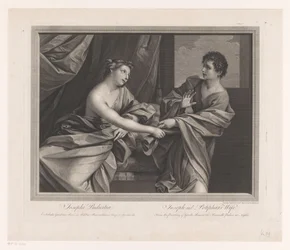 Josef och Potifars hustru Josephi Pudicitia / Josef och Potifars fru (titel på objektet)